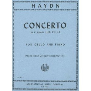 Haydn Franz Joseph Concerto in C Major Hob VIIb1 Cello Piano by Milos Sadlo Mstislav Rostropovich